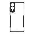 Samsung Galaxy S25 Edge Tactical Quantum Stealth kotelo, jossa on vahvistetut kulmat - Kirkas / musta