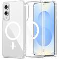 Samsung Galaxy S25 Edge Tech-Protect Flexair Magneettinen Hybridikotelo - Läpinäkyvä
