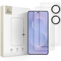 Samsung Galaxy S25 Edge Tech-Protect Glass Set+ -suojapakkaus - Kirkas