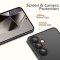 Samsung Galaxy S25 Edge Tech-Protect MagFlex -kotelo - MagSafe-yhteensopiva - Kirkas / musta