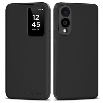 Samsung Galaxy S25 Edge Tech-Protect Smart Flip kotelo - musta