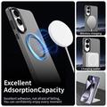 Samsung Galaxy S25 Edge UltraGuard Matte MagSafe Kotelo - Musta