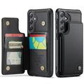 Samsung Galaxy S25 FE Caseme C22 Kotelo RFID-korttilompakko - Musta