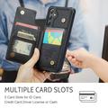 Samsung Galaxy S25 FE Caseme C22 Kotelo RFID-korttilompakko - Musta