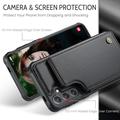 Samsung Galaxy S25 FE Caseme C22 Kotelo RFID-korttilompakko - Musta
