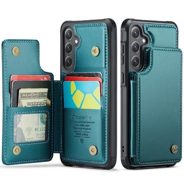 Samsung Galaxy S25 FE Caseme C22 Kotelo RFID-korttilompakko - vihreä