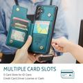 Samsung Galaxy S25 FE Caseme C22 Kotelo RFID-korttilompakko - vihreä
