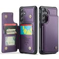 Samsung Galaxy S25 FE Caseme C22 Kotelo RFID-korttilompakko - Violetti