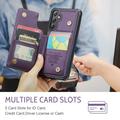 Samsung Galaxy S25 FE Caseme C22 Kotelo RFID-korttilompakko - Violetti