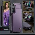 Samsung Galaxy S25 FE Caseme C22 Kotelo RFID-korttilompakko - Violetti