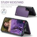 Samsung Galaxy S25 FE Caseme C22 Kotelo RFID-korttilompakko - Violetti