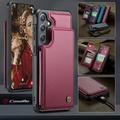 Samsung Galaxy S25 FE Caseme C22 Kotelo RFID-korttilompakko - punainen