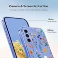 Samsung Galaxy S25 FE Kukkakuvioinen TPU-kotelo