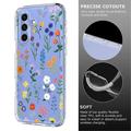 Samsung Galaxy S25 FE Kukkakuvioinen TPU-kotelo