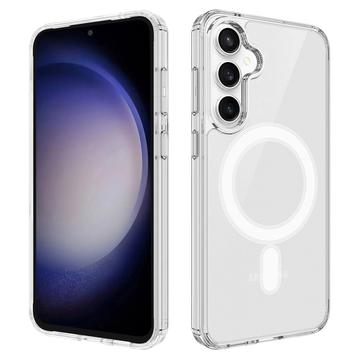 Samsung Galaxy S25 FE Hybridikotelo - MagSafe-yhteensopiva - Läpinäkyvä