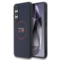 Samsung Galaxy S25 FE Oracle Red Bull Racing Red Ring MagSafe Nestemäinen silikonikotelo - Laivasto