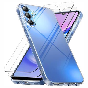 Samsung Galaxy S25 FE Saii 2-1:ssä TPU Suojakuori & Panssarilasi - 9H