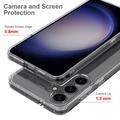 Samsung Galaxy S25 FE Naarmunkestävä Hybridikotelo - Läpinäkyvä