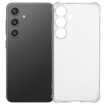 Samsung Galaxy S25 FE Iskunkestävä TPU Suojakuori - Läpinäkyvä