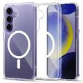 Samsung Galaxy S25 FE Tech-Protect Flexair Magneettinen Hybridikotelo - Läpinäkyvä