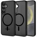 Samsung Galaxy S25 FE Tech-Protect Magmat Kotelo - MagSafe-yhteensopiva - Matta Musta
