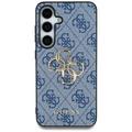 Samsung Galaxy S25 Guess 4G Big Metal Logo Hybridikotelo - Sininen