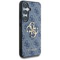 Samsung Galaxy S25 Guess 4G Big Metal Logo Hybridikotelo - Sininen