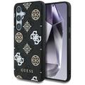 Samsung Galaxy S25 Guess 4G Printed Colored Peony Pattern MagSafe Kotelo - musta