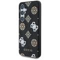 Samsung Galaxy S25 Guess 4G Printed Colored Peony Pattern MagSafe Kotelo - musta