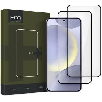 Samsung Galaxy S25 Hofi Premium Pro+ Panssarilasi - 9H - 2 Kpl. - Musta Reuna