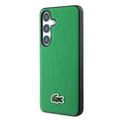 Samsung Galaxy S25 Lacoste Iconic Petit Pique Woven Logo kotelo - MagSafe-yhteensopiva