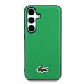 Samsung Galaxy S25 Lacoste Iconic Petit Pique Woven Logo kotelo - MagSafe-yhteensopiva