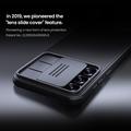 Samsung Galaxy S25 Nillkin CamShield Prop Hybridikotelo - Musta