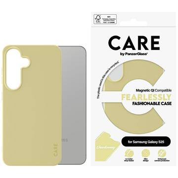 Samsung Galaxy S25 PanzerGlass Care Fearlessly Fashionable kotelo - MagSafe-yhteensopiva - Chardonnay