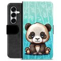 Samsung Galaxy S25+ Premium Lompakkokotelo - Panda