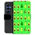 Samsung Galaxy S25 Premium Lompakkokotelo - Avokado-kuvio
