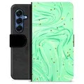 Samsung Galaxy S25 Premium Lompakkokotelo - Vihreä Minttu