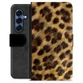 Samsung Galaxy S25 Premium Lompakkokotelo - Leopardi