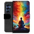 Samsung Galaxy S25 Premium Lompakkokotelo - Meditaatio