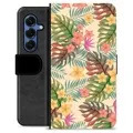 Samsung Galaxy S25 Premium Lompakkokotelo - Vaaleanpunaiset Kukat
