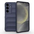 Samsung Galaxy S25 Rugged TPU Suojakuori - Tummansininen
