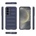 Samsung Galaxy S25 Rugged TPU Suojakuori - Tummansininen