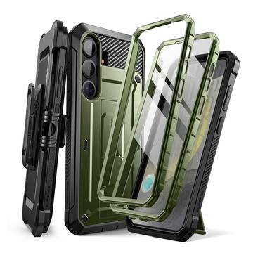 Samsung Galaxy S25 Supcase Unicorn Beetle Pro 2-Set Hybridikotelo - Guldan