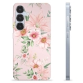 Samsung Galaxy S25 TPU Suojakuori - Vesiväriset Kukat