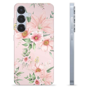 Samsung Galaxy S25 TPU Suojakuori - Vesiväriset Kukat