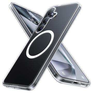 Samsung Galaxy S25 Torras X-Shock MagSafe TPU kotelo - läpinäkyvä