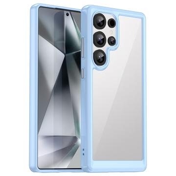 Samsung Galaxy S25 Ultra Anti-Shock Hybridikotelo - Sininen