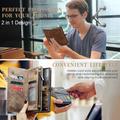 Samsung Galaxy S25 Ultra Caseme 008 2-in-1 Multifunctional Lompakkokotelo - Ruskea