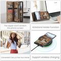 Samsung Galaxy S25 Ultra Caseme 008 2-in-1 Multifunctional Lompakkokotelo - Ruskea