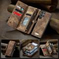 Samsung Galaxy S25 Ultra Caseme 008 2-in-1 Multifunctional Lompakkokotelo - Ruskea